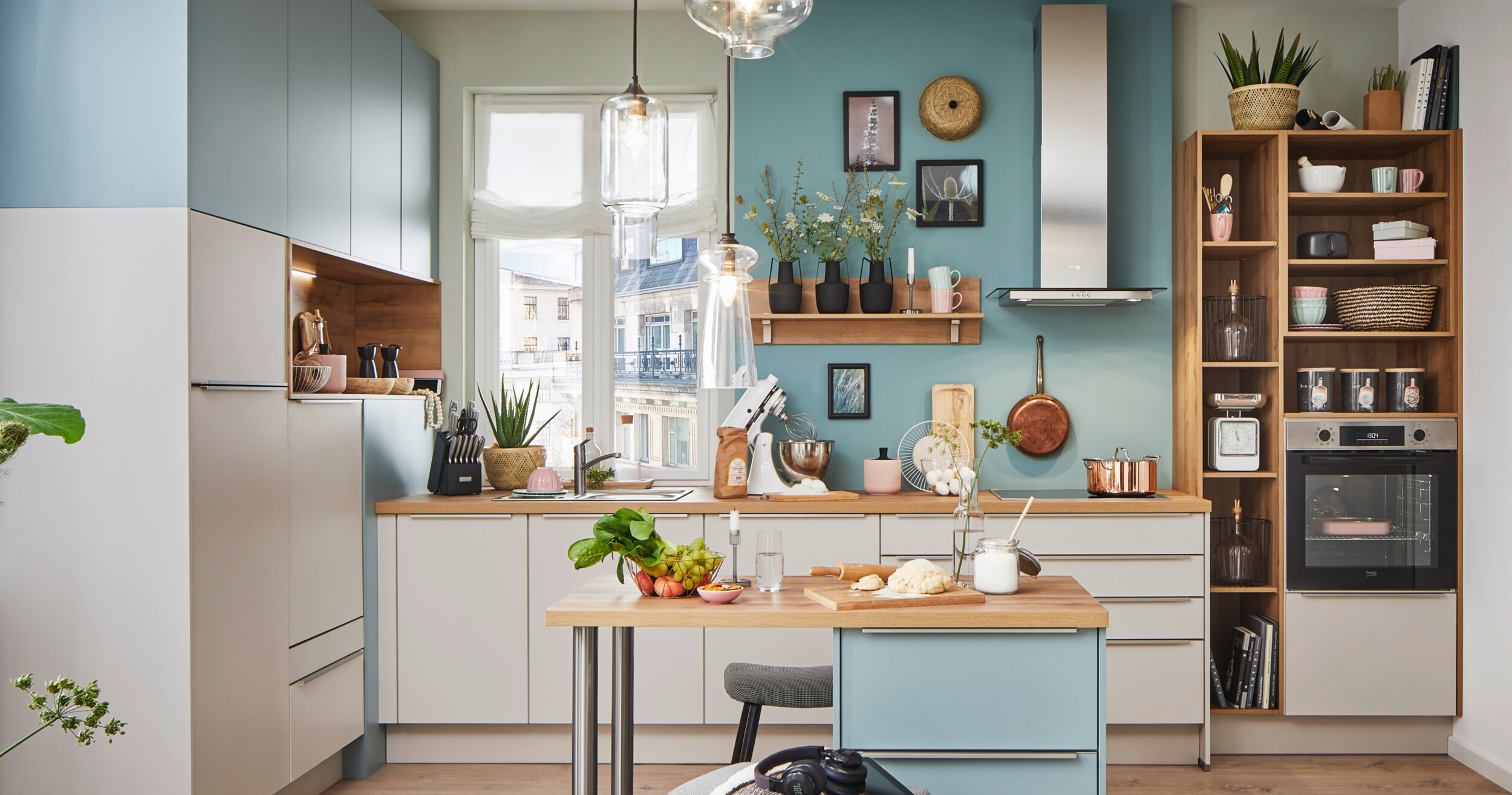Cuisine en L | Ambiance scandinave moderne | L’élégance à la nordique